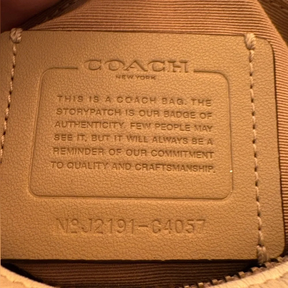 Coach Camera Bag With Horse And Carriage Dot Print (Model C4057).